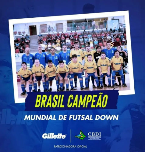 O melhor jogador de futsal down no mundo é brasileiro